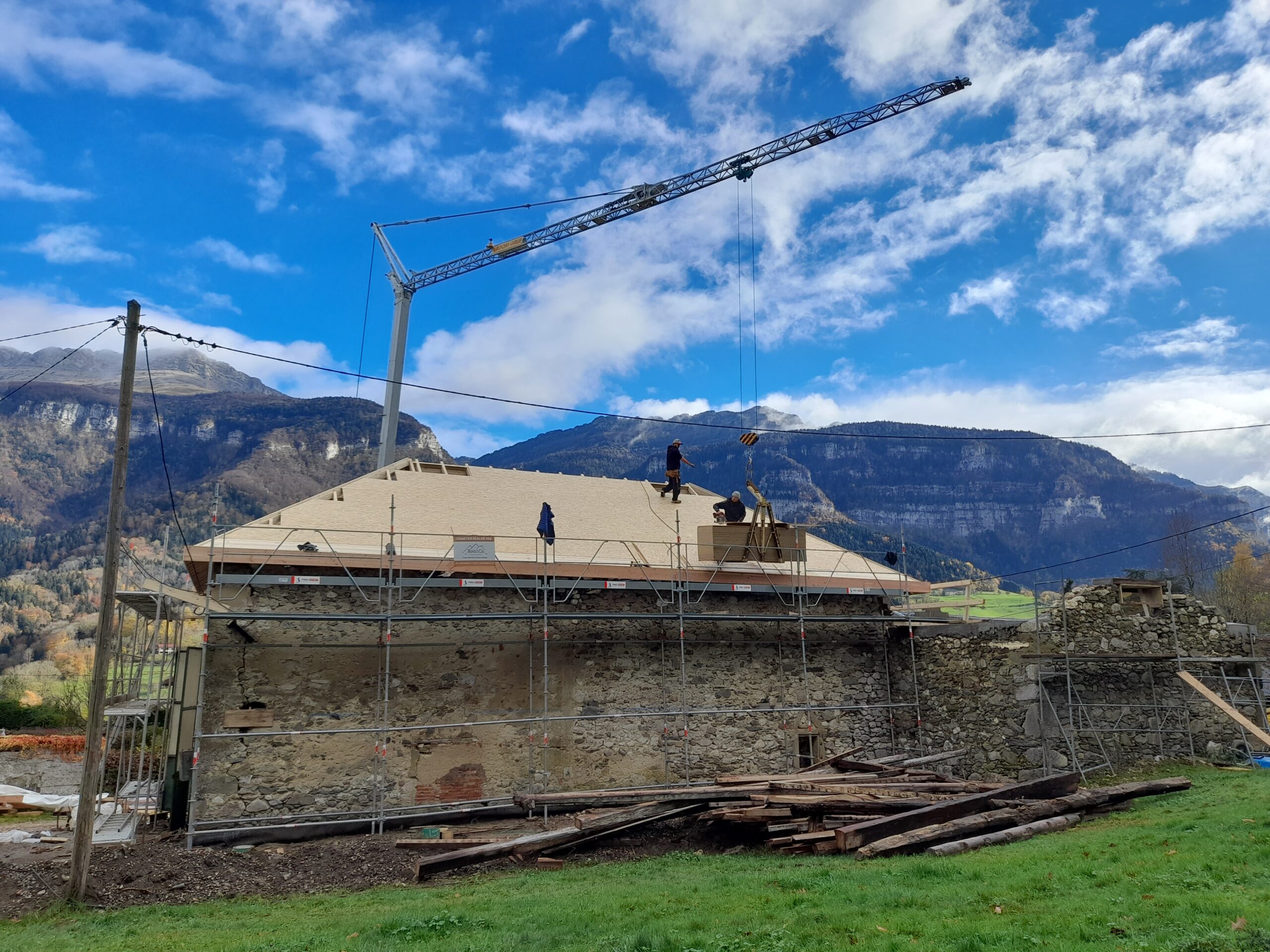 Rénovation d’une grange en Charteuse